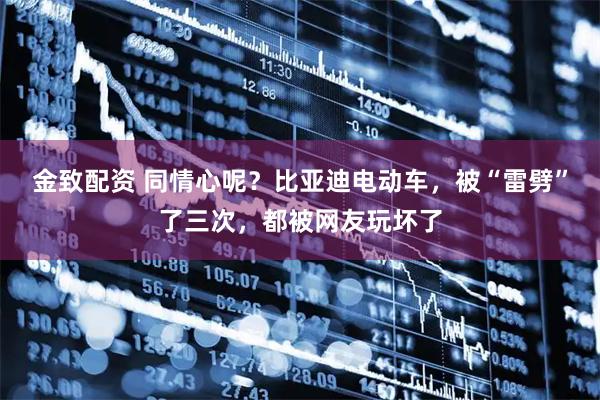 金致配资 同情心呢？比亚迪电动车，被“雷劈”了三次，都被网友玩坏了