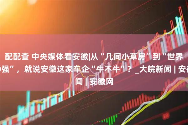 配配查 中央媒体看安徽|从“几间小草房”到“世界500强”，就说安徽这家车企“牛不牛”？_大皖新闻 | 安徽网