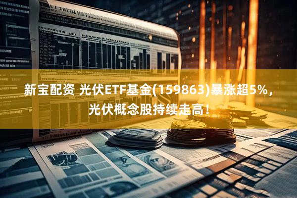 新宝配资 光伏ETF基金(159863)暴涨超5%,光伏概念股持续走高!